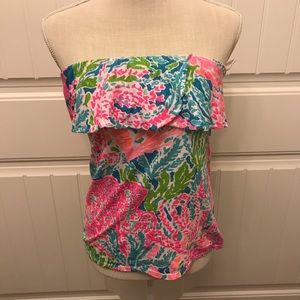 Lilly Pulitzer Strapless Tank Top